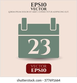 Calendar icon vector illustration