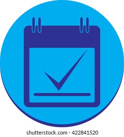 Calendar icon vector illustration