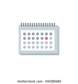 calendar icon. vector illustration