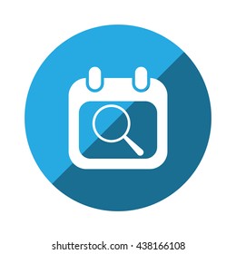 Calendar icon, vector illustration