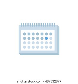 calendar icon. vector illustration