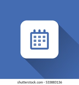 calendar icon. vector illustration