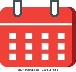 calendar icon vector illustration. 3D calendar vector.
