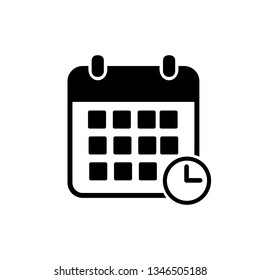 Calendar icon vector illustration. Calender symbol