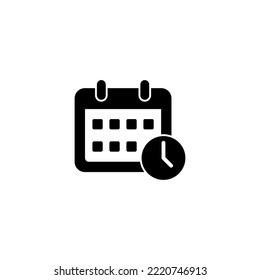 Calendar icon vector illustration. Calender sign and symbol. Schedule icon symbol
