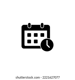 Calendar icon vector illustration. Calender sign and symbol. Schedule icon symbol