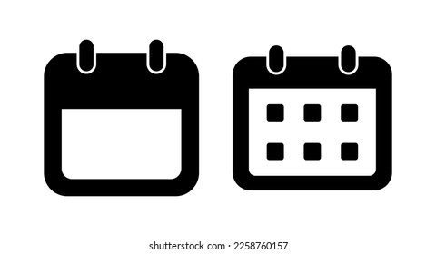 Calendar icon vector illustration. Calender sign and symbol. Schedule icon symbol