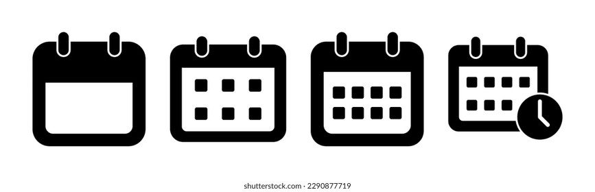 Calendar icon vector illustration. Calender sign and symbol. Schedule icon symbol