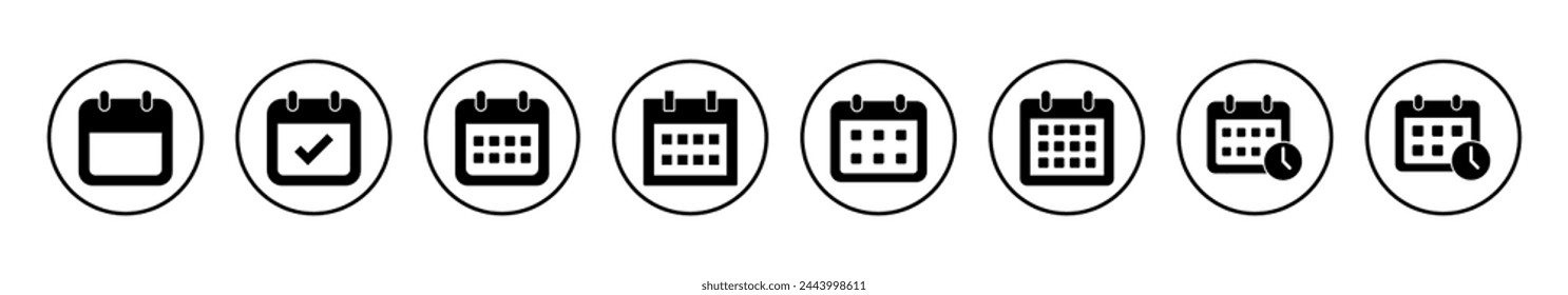 Calendar icon vector illustration. Calender sign and symbol. Schedule icon symbol