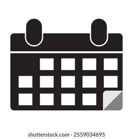 Calendar icon vector illustration. Calender sign and symbol. Schedule icon symbol illustration.