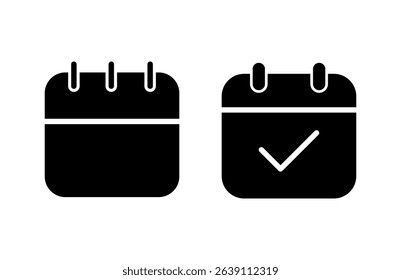 Calendar icon vector illustration. Calender sign and symbol. Schedule icon symbol