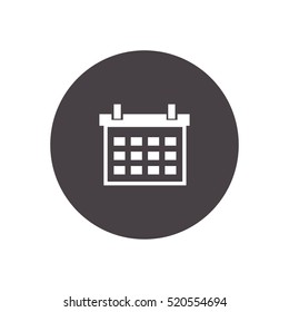 calendar icon vector illustration, can be used for web and design