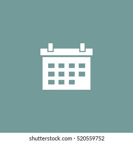 calendar icon vector illustration, can be used for web and design