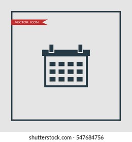 calendar icon vector illustration, can be used for web and design
