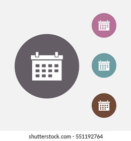calendar icon vector illustration, can be used for web and design