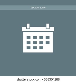 calendar icon vector illustration, can be used for web and design.