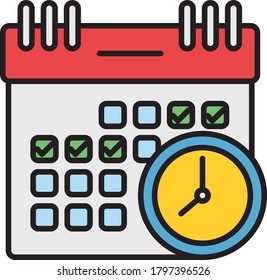 Calendar icon vector illustration design
