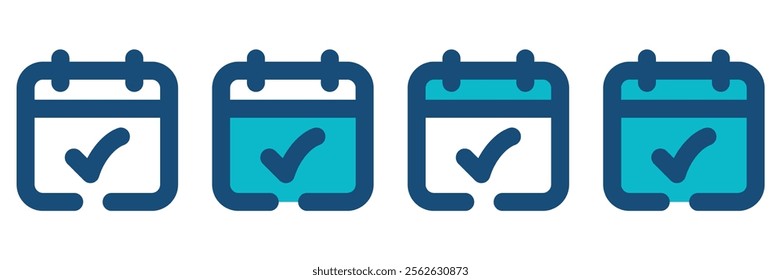 Calendar icon. Vector illustration element