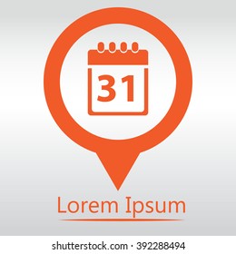 calendar icon vector illustration eps jpeg picture flat design web