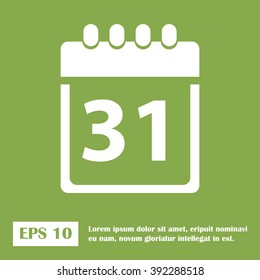 calendar icon vector illustration eps jpeg picture flat design web