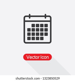 Calendar Icon Vector Illustration Eps10