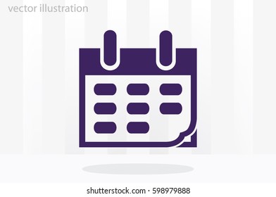 Calendar icon vector illustration eps10.