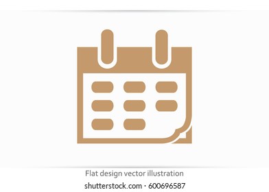 Calendar icon vector illustration eps10.