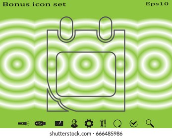 Calendar icon, vector illustration eps10