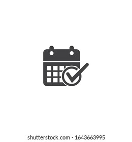 Calendar icon vector illustration flat design