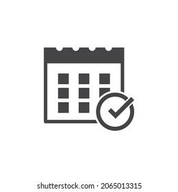 Calendar icon vector illustration flat design