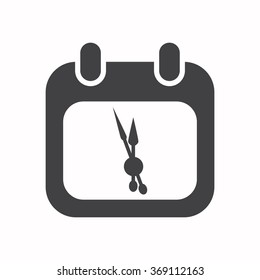 calendar icon, vector illustration. Flat design style