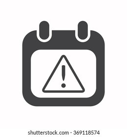 calendar icon, vector illustration. Flat design style