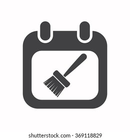 calendar icon, vector illustration. Flat design style