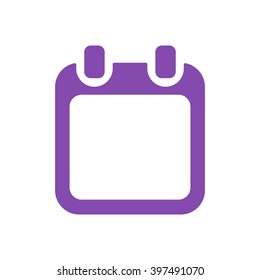 Calendar  icon, vector illustration. Flat design style