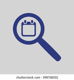 Calendar  icon, vector illustration. Flat design style