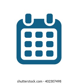 Calendar  icon, vector illustration. Flat design style