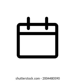 calendar icon and  Vector illustration isolated on a white background. Premium quality for mobile apps, user interface, presentation, and website. pixel perfect icon