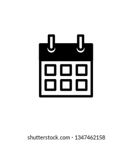 Calendar Icon Vector Illustration Logo Template