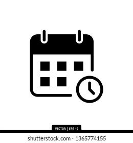 Calendar Icon Vector Illustration Logo Template