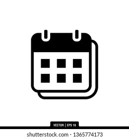 Calendar Icon Vector Illustration Logo Template