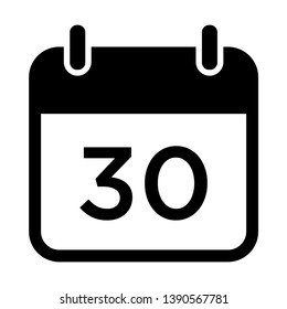 Calendar icon Vector Illustration Logo Template