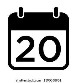 Calendar Icon Vector Illustration Logo Template