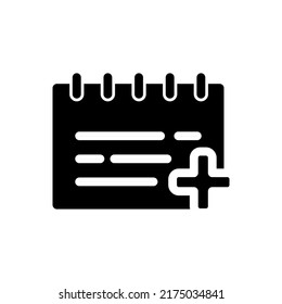 plantilla de logotipo de ilustración de vector de icono de calendario para muchos fines. Aislado sobre fondo blanco.