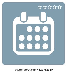 Calendar icon, vector illustration. Modern design. Flat design style