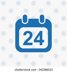 Calendar icon, vector illustration. Modern design. Flat design style
