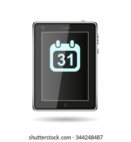 Calendar icon, vector illustration. Modern design. Flat design style