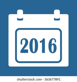 Calendar icon, vector illustration. Modern design. Flat design style