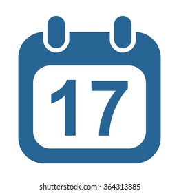 Calendar icon, vector illustration. Modern design. Flat design style