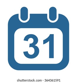 Calendar icon, vector illustration. Modern design. Flat design style