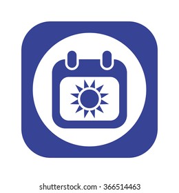 Calendar Icon icon, vector illustration. Modern design. Flat design style